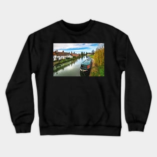 November Afternoon at Hungerford Wharf Crewneck Sweatshirt